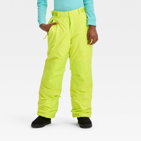 Guard Side Zip Insulated Ski Pant - Citron (Green) - Boys