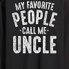 Men's - Instant Message - My Favorite People Call Me Uncle Long Sleeve Graphic T-Shirt - 2 of 4