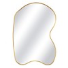 Beautyolve Irregular Gold Aluminum Alloy Framed Asymmetrical Wall Mirror with Functional Charm - 4 of 4