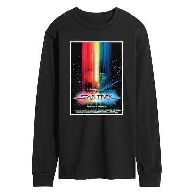 Men's - Star Trek - Retro Movie Poster Long Sleeve Graphic T-Shirt