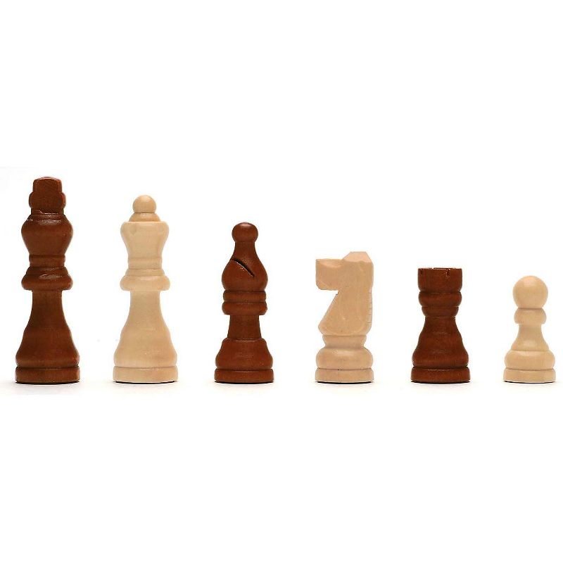 WE Games Classic Staunton Wood Chess Set - 12 in. Board, 2.75 in. King, 3 of 6