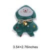 Unique Bargains Christmas Brooches Plush Red Green 2.36"x1.38" 1 Pc - 3 of 4
