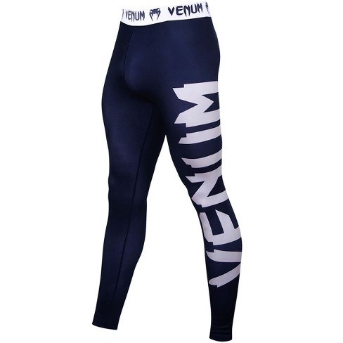 Venum Giant Dry Tech Mma Compression Spats - Large - Navy Blue/white ...