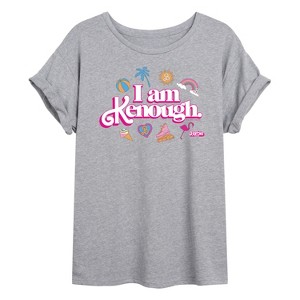 Women's - Barbie - I Am Kenough Icons Oversized Graphic T-Shirt - 1 of 4