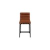 Meridian Furniture,Burke Cognac Vegan Leather Counter Stool - 2 of 4