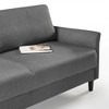 Zinus 53"Jackie Loveseat Sofa Dark Gray: Upholstered Polyester, Steel Frame, Seats 2 - 4 of 4