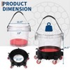 5-Gallon Car Wash Bucket Kit - 300LB Capacity, 360° Rolling Car Wash Buckets Dolly -Professional Detailing Kit for Auto Cleaning - 3 of 4