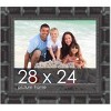 PosterPalooza | 28x24 Wide Bamboo Picture Frame, UV Acrylic, 4 Finishes - Brown, Black, Silver, and Natural - 2 of 4