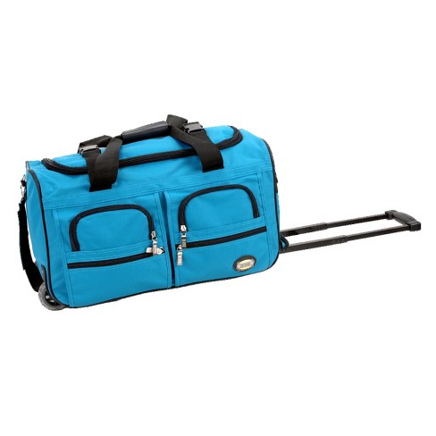 Turquoise duffle hot sale bag