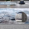 Area Rug for Living Room Modern Abstract Rug Washable Foldable Rug Non Slip Low Pile Area Rug for Office Study - 4 of 4