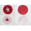 Anna-Kaci Satin Sleep Bonnet Double Layer Ruffled Edge Reversible Silky Cap for Curly and Natural Hair - 4 of 4