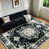 Modern Abstract Living Room Area Rug, Washable Rugs for Bedroom Non Slip, Soft Carpet for Dining Room Home Decor - 2 of 4