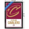 Trends International NBA Cleveland Cavaliers - Logo 21 Framed Wall Poster Prints - 3 of 4
