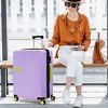3-Piece Hardshell Luggage Set Trolley Suitcases,Minimalist Expandable Spinner Suitcase with TSA Lock (20"/24"/28")–Cuddlewood - 3 of 4