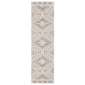 Oriental Weavers Tangier TAN03 Beige/ Brown Indoor Area Rug - 2'3" x 7'6" - 1 of 4