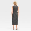 Women's Denim Button-Down Ankle Dress - Universal Thread™ - 2 of 3