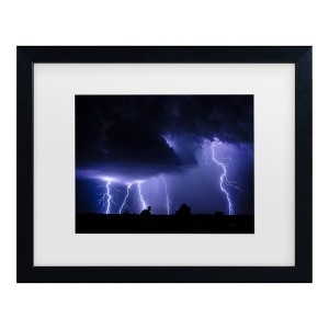Trademark Fine Art - Christian Skilbeck Fingers Of God Matted Framed Art - 1 of 4