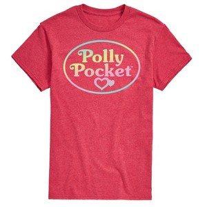 Men's - Polly Pocket - Polly Pocket Ombre Logo Short Sleeve Graphic T-Shirt - 1 of 4