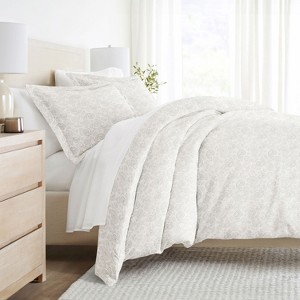 Paisley, Damask & Soft Farmhouse Prints 3PC Duvet Cover & Shams Set, Ultra Soft, Easy Care - Becky Cameron - 1 of 4