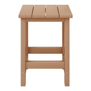 WestinTrends Malibu Kids Outdoor Patio Furniture HDPE Adirondack Square Side Table - 1 of 4