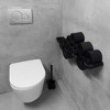 Evideco French Home Goods 3-Ply 140-Sheet Black Toilet Paper Luxury Bulk Sandalwood-Scented Tube Embossed - 4 of 4