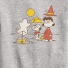 Boys' - Peanuts - Snoopy And Lucy Graphic Long Sleeve Fleece Sweatshirt - 2 of 4