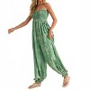 Women's Printed Balloon Bottom Jumpsuit - Klesis - 2 of 4