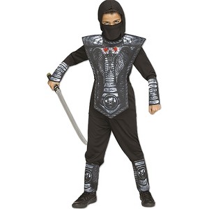 Fun World Boys' Cobra Ninja Costume - 1 of 2