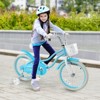 Infans 18" Kids Bike Toddler Bicycle w/Training Wheel Kickstand for 4-8 Years Blue - 4 of 4