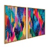 Kate & Laurel All Things Decor (Set of 2) 28"x38" Sylvie EV Brushstroke 128 Left and Right Wall Arts by Jessi Raulet of Ettavee - 2 of 4