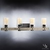 Urban Ambiance Luxury Modern Farmhouse Bath Fixture,  8-1/2"H x 32-7/8"W,  Charcoal Finish, UHP2486 - 3 of 4