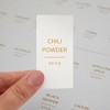 Talented Kitchen 140 Pieces Gold Spice Jar Labels, Minimalist Style Preprinted All Caps Text on White Stickers for Seasonings, Herbs - 3 of 4