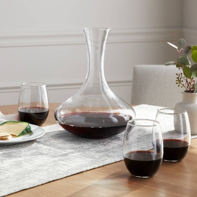 Wine Glass Decanter Clear - Threshold&#8482;