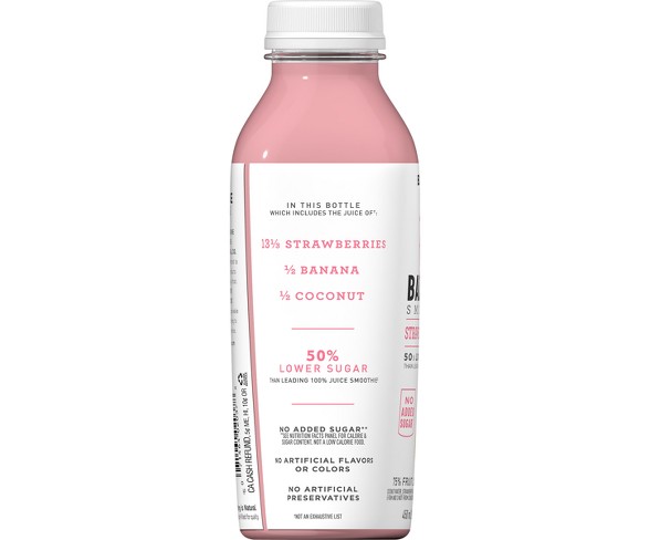 Bolthouse Farms B Balanced Strawberry Banana Smoothie - 15.2oz