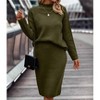 Women's Solid Thick Knit Skirt - Supreme Fashion - 2 of 2
