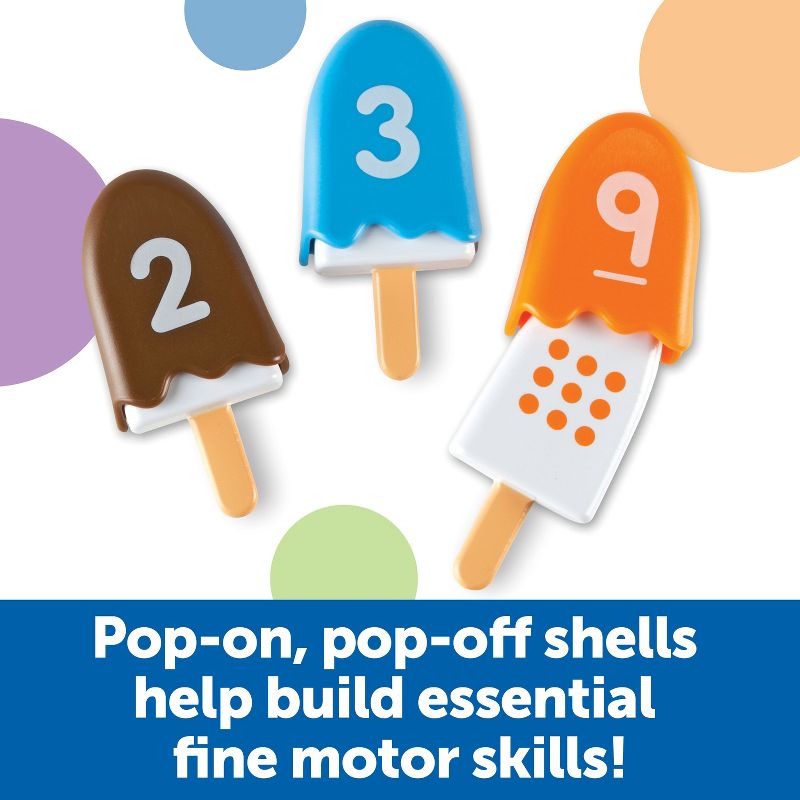 Learning Resources Smart Snacks Number Pops, Set of 10, Ages 2 +, 4 of 8