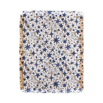 Marta Barragan Camarasa Starry sky of stars B 56"x46" Woven Throw Blanket - Deny Designs