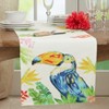 Saro Lifestyle Toucan Runner, Multi, 16" x 72" - 4 of 4