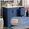 YOOCOZZ Traditional Solid Wood Bathroom Vanity & Cabinet with Ceramic Basin - 4 of 4