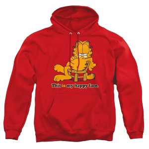 Garfield Happy Face Adult Pull-Over Hoodie - 1 of 4