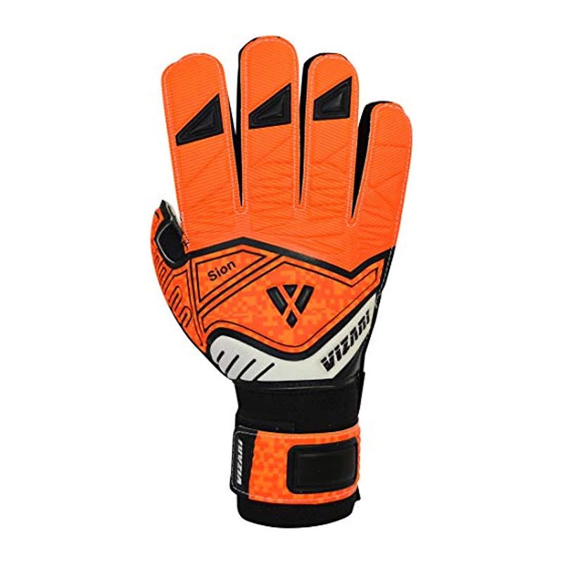 Vizari Sion Soccer Goalkeeper Gloves for Kids and Adults - Synthetic Material, 3mm German Latex Palm, Adjustable Elastic Wristband, Ideal for Training, Practice, and Light Game Use, 1 of 6