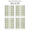 Big Dot of Happiness Elegant Cross - Religious Party Water Bottle Sticker Labels - Set of 20 - 3 of 4