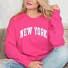 Simply Sage Market Women's Graphic Sweatshirt Varsity New York - 2 of 4