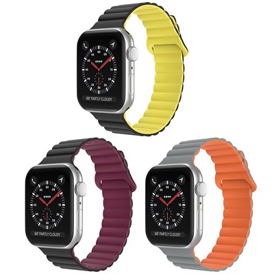 Silicone Magnetic Clasp Sports Band Compatible with Apple Watch Band 42mm  44mm 45mm 49mm for Women M…See more Silicone Magnetic Clasp Sports Band