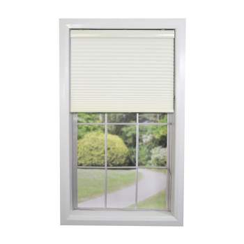 Versailles Home Fashions Cordless Honeycomb Insulating All Season Light Filtering Cellular Window Shade 27" X 72" Ivory