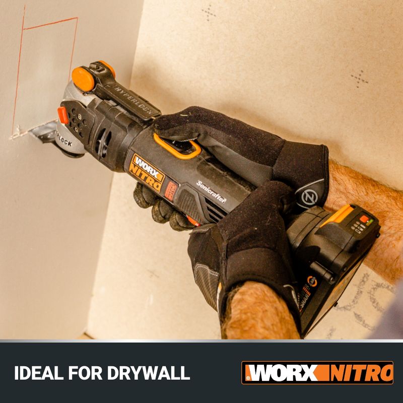 Worx Nitro WX697L 20V Power Share Cordless Oscillating Multi-Tool with Brushless Motor (Battery & Charger Included), 5 of 13