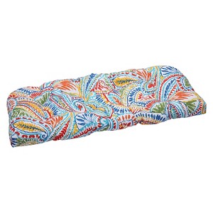 Pillow Perfect Ummi Outdoor Wicker Loveseat Cushion -