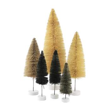 Christmas 15.25" Neutral Rainbow Trees Bottle Brush Cody Foster  -  Decorative Sculptures