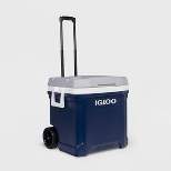 Igloo MaxCold Latitude 62qt Roller Cooler - Aegean Blue