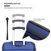 Gulches 3-Piece Hardshell Luggage Set (20"/24"/28") - Lightweight PP Suitcases with TSA Lock, Navy - 3 of 4